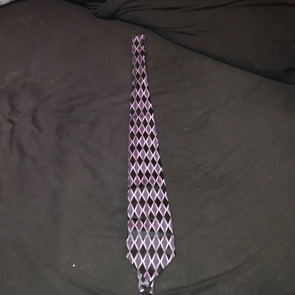 Purple And Black Tie